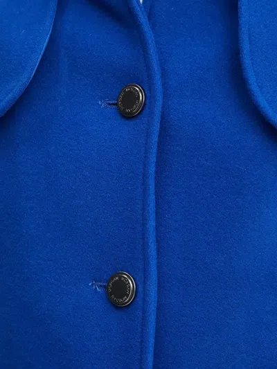 Morgan Button Front Jacket In Blue