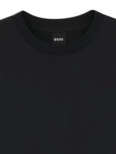Hugo Boss Short Sleeve Crew Neck Basic T-shirt In Black