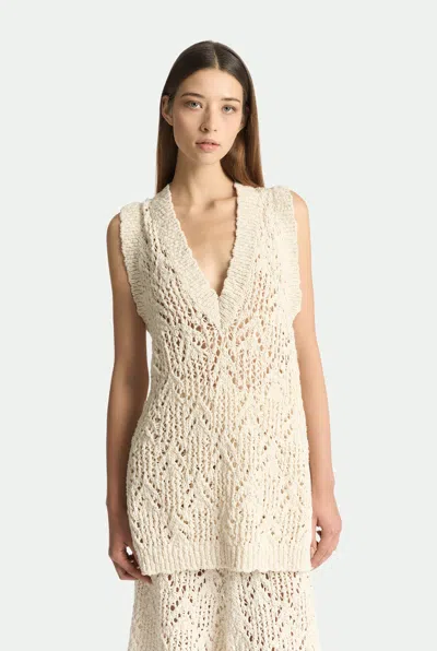 Malo Slub Cotton Top In Metallic