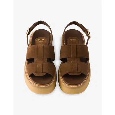 Prada Sandali Evolve In Brown