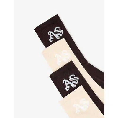 Allsaints Gothic 2 Pack Socks In Multi
