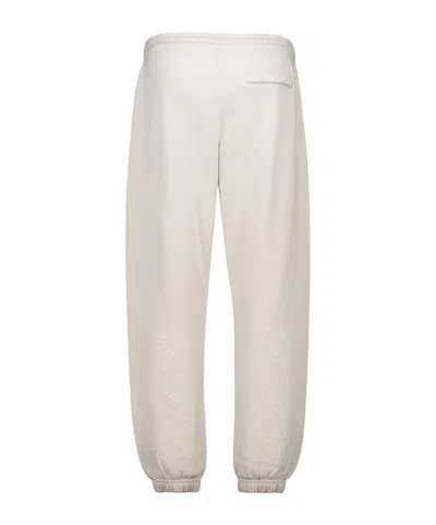 Off-white Drawstring Cuffed Sweatpants In White