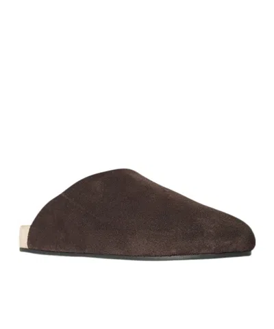 The Row Hudson Two Slip-ons In Brown