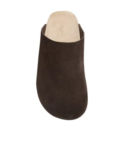 The Row Hudson Two Slip-ons In Brown