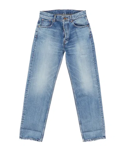 Celine Belt-loop Jeans In Blue