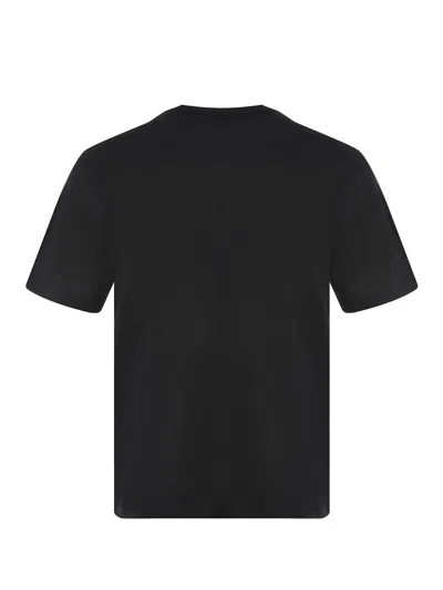 Diesel Essentials Man T-shirt Black Size L Cotton In Black