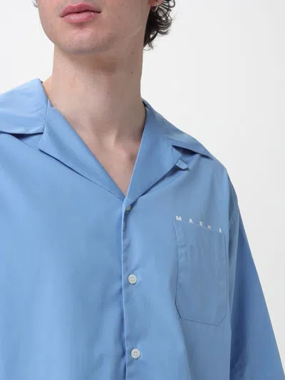 衬衫 MARNI 男士 颜色 蓝色
