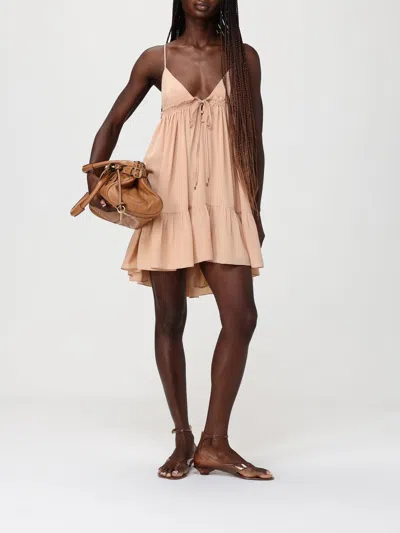Chloé Paddington Brown Handbag With Two Top Handles And Padlock On The Front In Leather Woman In Brown