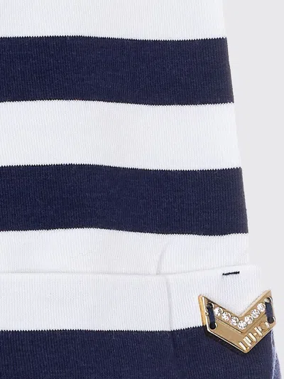 Liu •jo Liu Jo Striped T-shirt In Blue