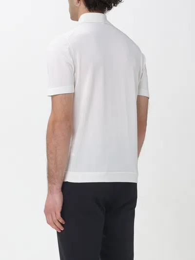Drumohr Polo Shirt Men In White