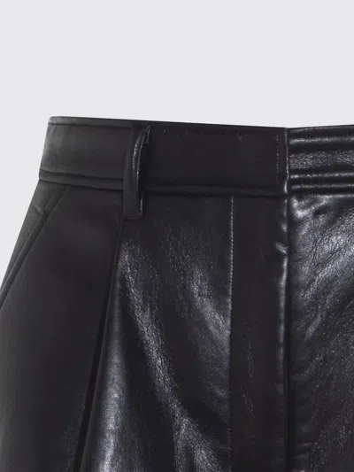 Anine Bing Carmen Recycled Leather Shorts In Black