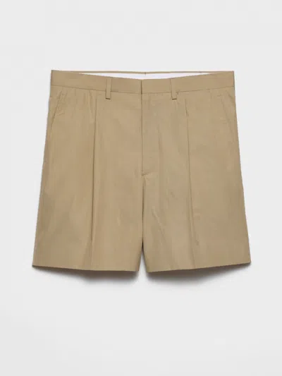 Prada Cotton Shorts In Multi