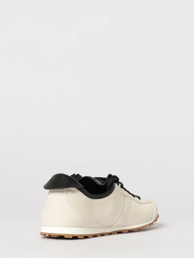 Jacquemus Les Tennis Leather-trimmed Canvas Sneakers In Neutral