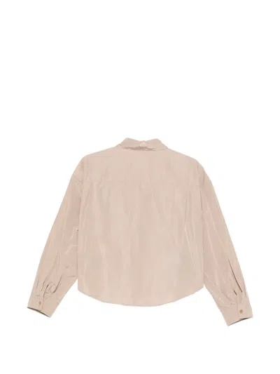 Aspesi Technical Buttoned Shirt In Neutral