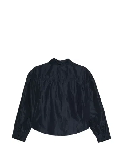 Aspesi Technical Buttoned Shirt In Blue