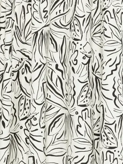 Aspesi Patterned Skirt In White