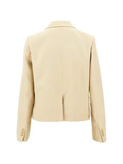 P.a.r.o.s.h Giacca Single-breasted Jacket In Neutral