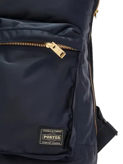 Porter Zip Backpack In Blue