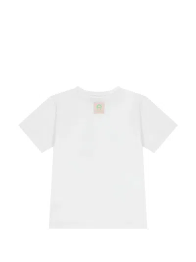 Aigner Graphic T-shirt In White