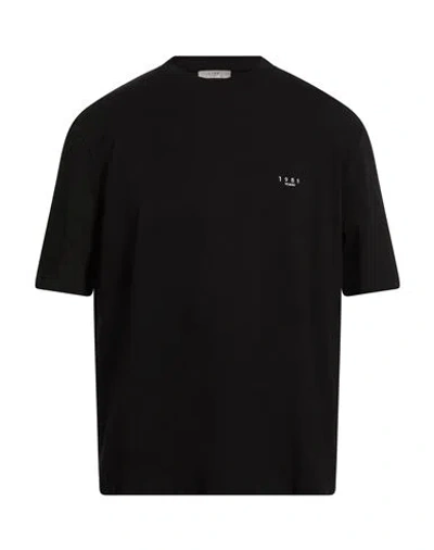 1989 Studio Crew Neck Cotton T-shirt With Embroidered Logo In Black