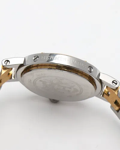Pre-owned Hermes Hermès Clipper 24mm Watch In Multi