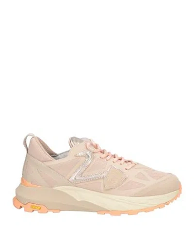 Philippe Model Rocx Woman Sneakers Beige Size 8 Textile Fibers In Multi ...