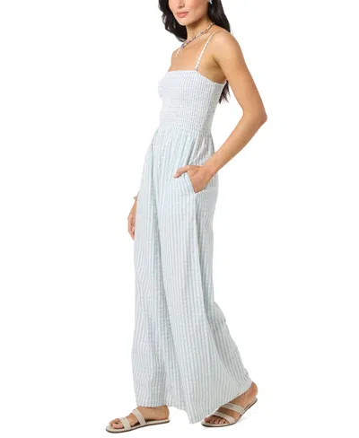 O'neill Aiyana Print Jumpsuit In Blue