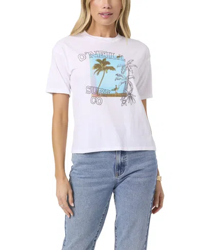 O'neill Doodles Easy Graphic T-shirt In White