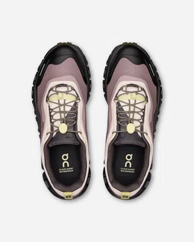 On Cloud 6 Geo Waterproof Rubber-trimmed Mesh Sneakers In Black