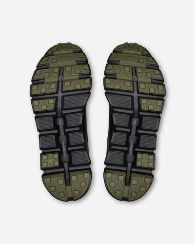 On Cloud 6 Geo Waterproof Rubber-trimmed Mesh Sneakers In Black