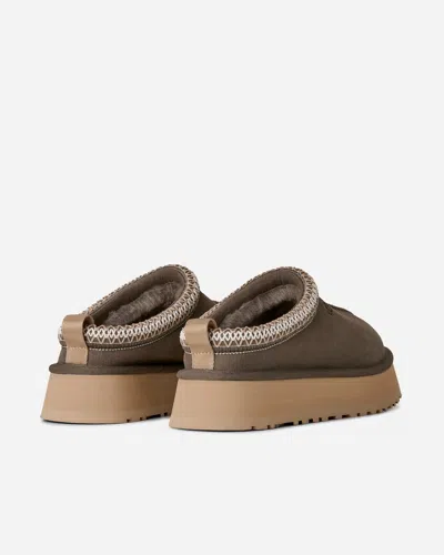 Ugg Patterned Platform Slippers In Brown