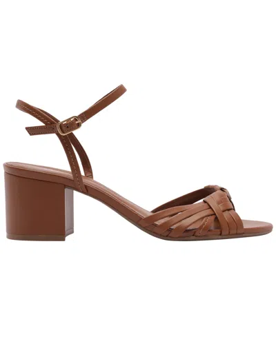 Arezzo Nina Ankle Strap Sandal In Brown
