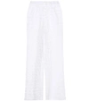 PRISM ATHÉNS CHECK ORGANZA COTTON-BLEND TROUSERS,P00240937