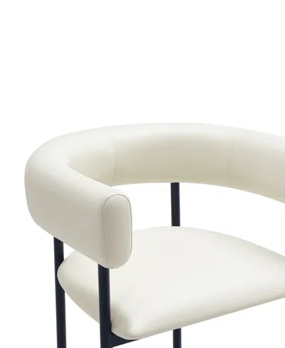 Manhattan Comfort Barstool White In White