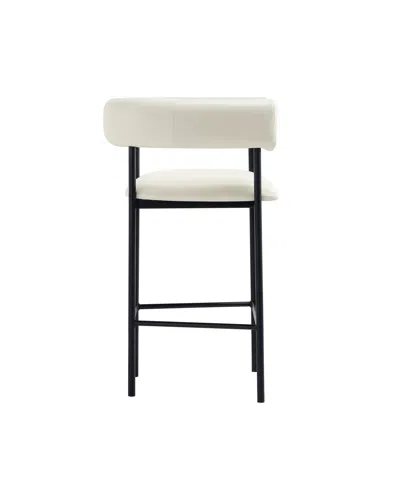 Manhattan Comfort Barstool White In White
