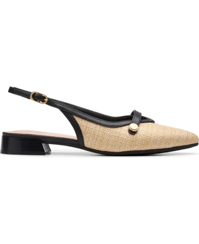 Clarks Natalyn Flat In Brown