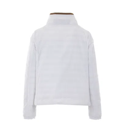 Herno Long-sleeved Drawstring Reversible Padded Coat In White