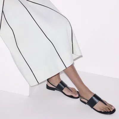 Me+em Mixed Media Fit And Flare Midi Dress + Belt Light Cream-brown In White