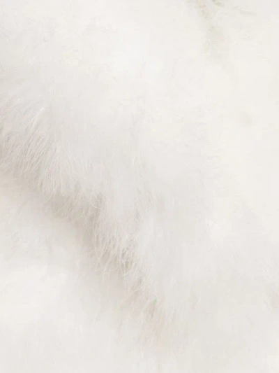 16arlington Feather Short Coat In White
