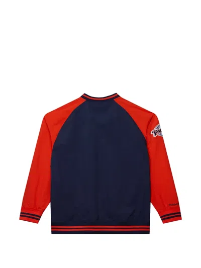 Mitchell & Ness Mlb Padres Logo Pullover Sweatshirt In Blue