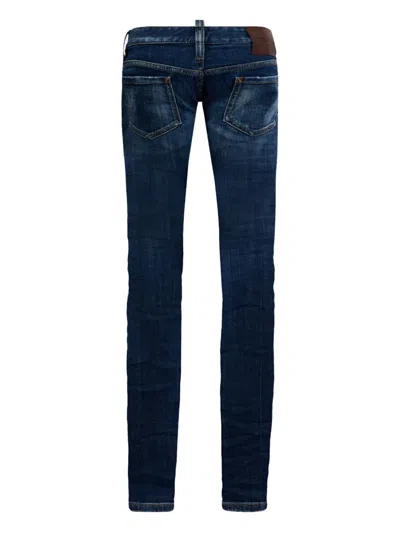 Dsquared2 Venus ロゴパッチ ジーンズ In Blue