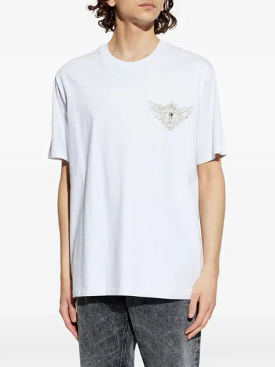 Balmain Embellished T-shirt In White