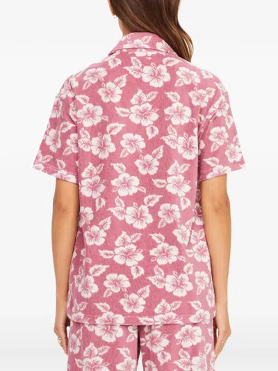 The Upside Lahaina Cabana Floral Zip Shirt In Multi