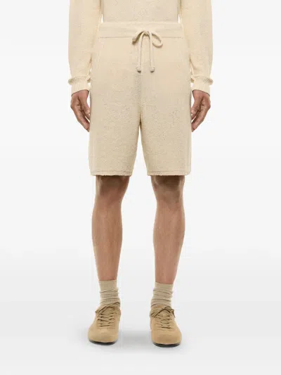 Laneus ニットドローストリング ショートパンツ In Neutral