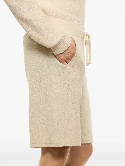 Laneus ニットドローストリング ショートパンツ In Neutral