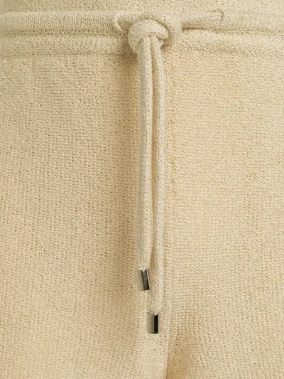 Laneus ニットドローストリング ショートパンツ In Neutral