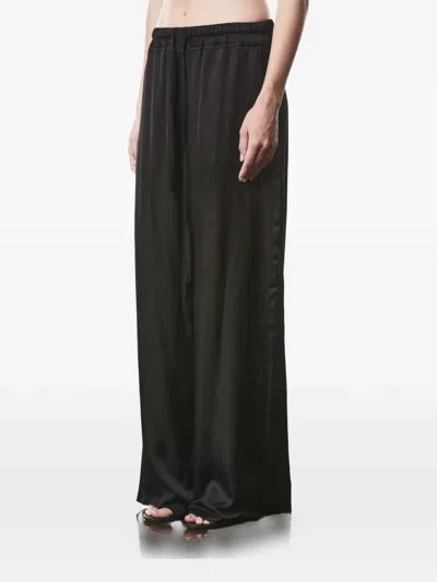 Thom Krom Drawstring Pants In Black