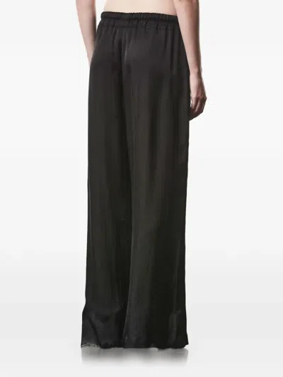 Thom Krom Drawstring Pants In Black