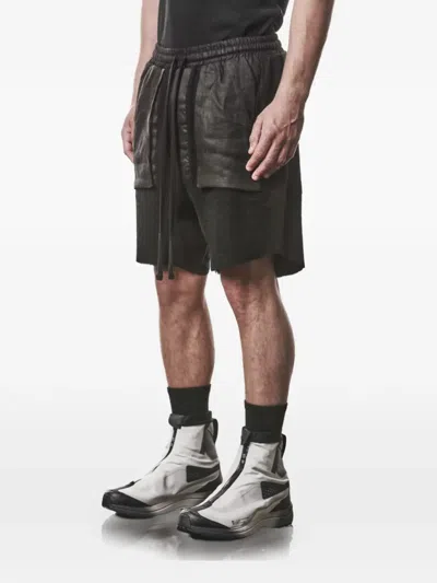 Thom Krom Pocket Drawstring Shorts In Black