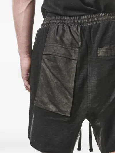 Thom Krom Pocket Drawstring Shorts In Black